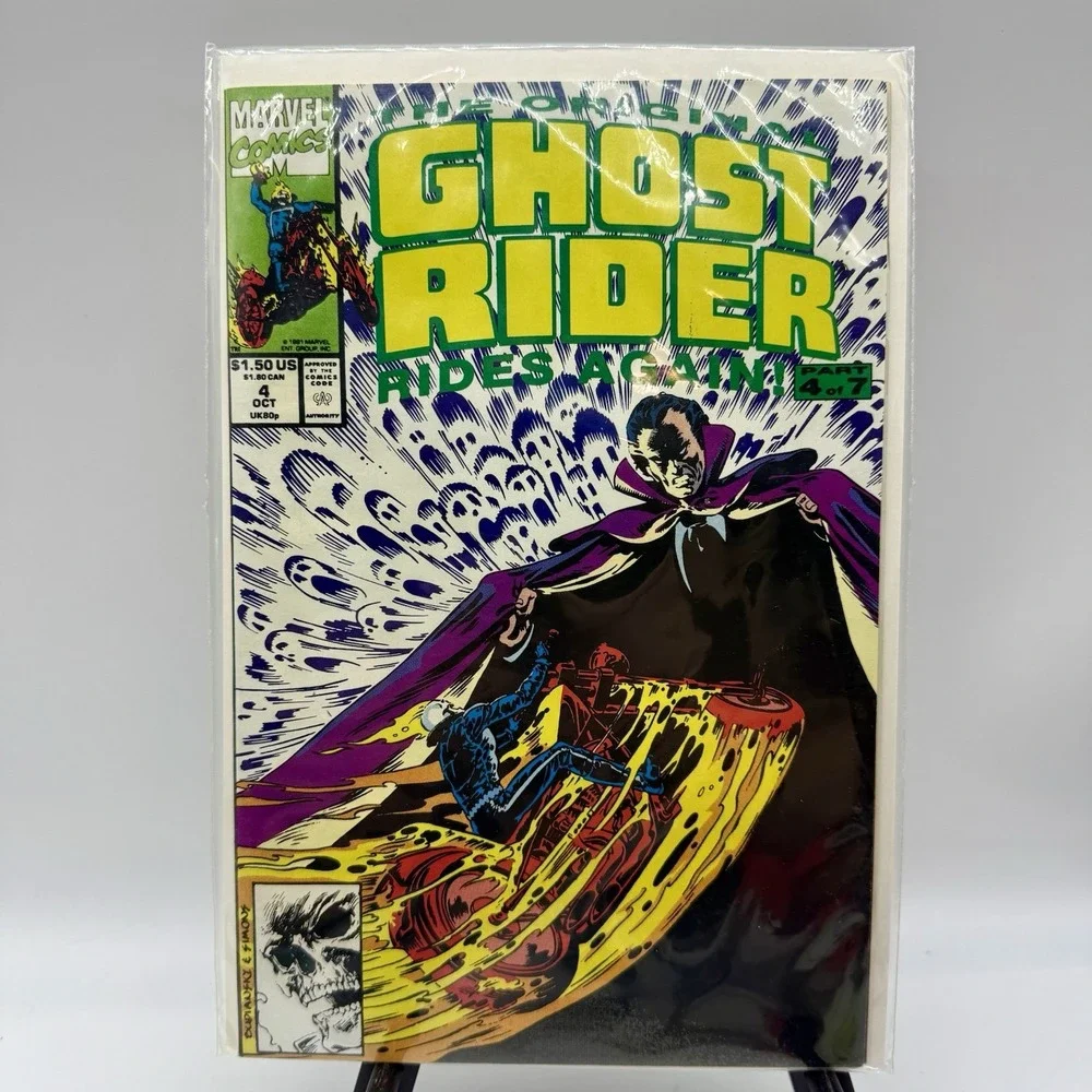 The Original Ghost Rider Rides Again #4 Marvel Comics 1991 Bagged And Boarded